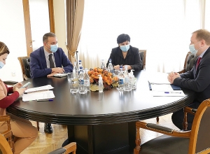 Վահան Քերոբյանը և «Հարավկովկասյան երկաթուղի» ընկերության տնօրենը քննարկել են համագործակցության հեռանկարները