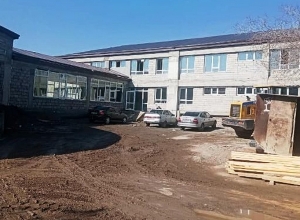 Ընթացքում են Վաղարշապատի թիվ 5 ավագ դպրոցի հիմնանորոգման աշխատանքները