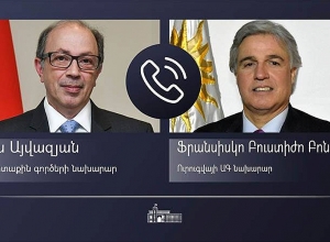 Հայաստանի և Ուրուգվայի ԱԳ նախարարները հեռախոսազրույց են ունեցել