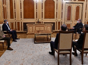 Армен Саркисян встретился с Арамом Саркисяном и Артаком Зейналяном