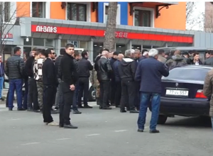 Բողոքի ակցիա Ստեփանակերտում