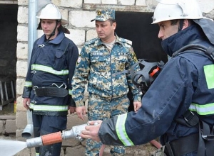 Ստեփանակերտի բնակելի տներից մեկում հրդեհ է բռնկվել