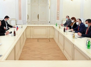 Делегация во главе с председателем ВСС находится в Москве с официальным визитом