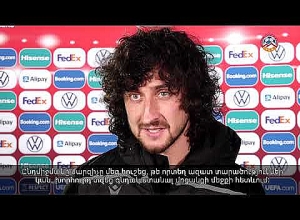 Хорен Байрамян о матче Армения - Исландия