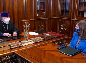 Դեսպանի հետ քննարկվել են Արցախի հոգևոր-մշակութային ժառանգության պահպանության խնդիրները