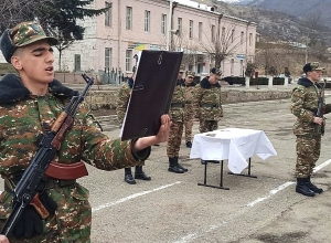 Նորակոչիկները երդվել են անձնվիրաբար ծառայել հայրենիքին