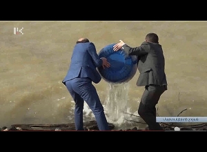 Արցախի Սարսանգի ջրամբարում ծիածանափայլ իշխանի 40,000 մանրաձուկ են բաց թողել