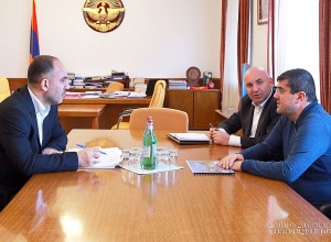 Новые программы: Араик Арутюнян принял представителя структуры