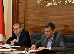 Կայացել է Արցախի ԱԺ պաշտպանության, անվտանգության և օրինապահպանության հարցերի մշտական հանձնաժողովի նիստը