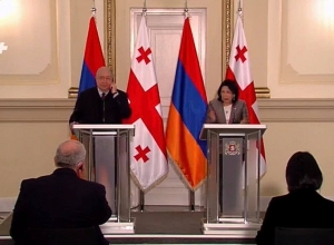 ԼՂ հակամարտության կարգավորման հարթակ լինելու Վրաստանի առաջարկն ուժի մեջ է. Զուրաբիշվիլին՝ Սարգսյանին