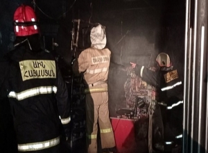 Գյումրիի սննդի տաղավարում տեղի է ունեցել պայթյուն. լուսանկարներ