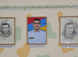 Թորոսգյուղում զոհված 3  հերոսների անունով դասասենյակ է բացվել