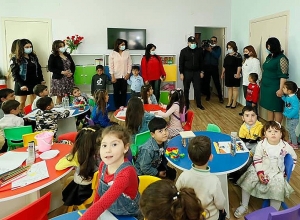 Փաշինյանը ներկա է գտնվել Ռինդ համայնքում կապիտալ հիմնանորոգված մանկապարտեզի բացմանը