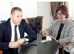 Նախարար Վահան Քերոբյանն ընդունել է Հայաստանում Կանադայի դեսպան Էլիսոն ԼըՔլերին