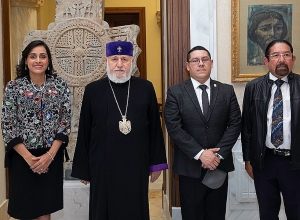 Նմանատիպ ոճրագործությունների բացառումը հնարավոր է միայն բոլոր ազգերի համագործակցության շնորհիվ․ Կաթողիկոսը՝ Կենտրոնամերիկյան խորհրդարանի նախագահին