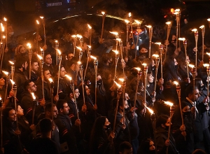 Ջահերով երթ' Երեւանում (ֆոտոշարք)