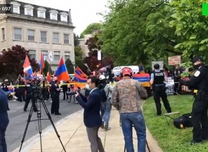 Ցույցեր՝ Վաշինգտոնում ԱՄՆ նախագահ Ջո Բայդենի՝ Հայոց ցեղասպանության մասին հայտարարությունից հետո․ ուղիղ