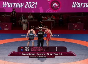 Ըմբիշ Մալխաս Ամոյանը նվաճեց արծաթե, իսկ Սլավիկ Գալստյանը` բրոնզե մեդալ. Եվրոպայի առաջնություն