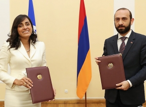 Ադրբեջանը շարունակում է իր հայատյաց քաղաքականությունը․ Արարատ Միրզոյանը՝ Կարոլինա Սալինասին