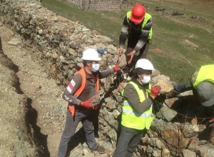 Восстанавливается участок дороги Катнаджур Т-5-32, протяженностью в 4,4 км