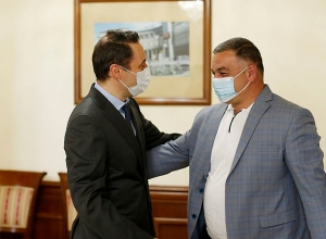 Հայկ Մարությանն ու Ստեփանակերտի քաղաքապետը հանդիպել են