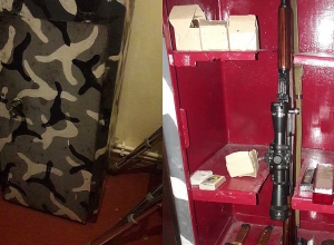 Ոստիկանության Նաիրիի բաժնի ծառայողներն ապօրինի զինամթերք են հայտնաբերել