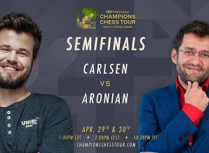 Ուղիղ. Լևոն Արոնյան – Մագնուս Կառլսեն. կիսաեզրափակիչ առաջին հանդիպում