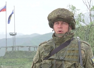 ԼՂՀ-ում ռուսական խաղաղապահ զորախմբի կենտրոնի ներկայացուցչի ճեպազրույցը