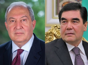 Արմեն Սարգսյանին շնորհավորական ուղերձ է հղել Թուրքմենստանի նախագահը