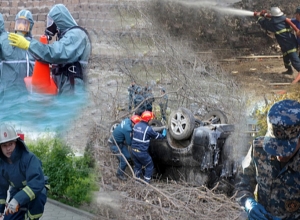 406 случаев, из которых 144 -чрезвычайные: МЧС