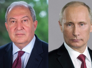 Армен Саркисян направил телеграмму соболезнования Владимиру Путину в связи с трагедией в Казани