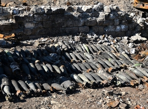 Работы по обезвреживанию боеприпасов на участке «Пушкин Ял»