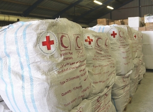 Մարդասիրական օգնություն Հայկական Կարմիր խաչի ընկերությանը՝ Ղարաբաղյան հակամարտության սրացման հետևանքով տեղահանվածներին աջակցելու համար