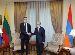 Արա Այվազյանը հեռախոսազրույց ունեցավ Լիտվայի Արտաքին գործերի նախարար Գաբրիելյուս Լանդսբերգիսի հետ