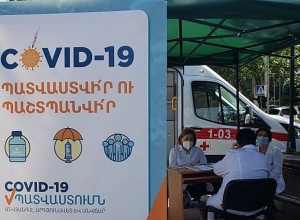 Շարժական պատվաստումային խումբ՝ «Վերնիսաժի» հարակից տարածքում