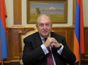 Президент говорил о вторжениях на суверенную территорию РА на Bloomberg New Economy Forum