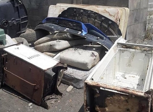 Կենցաղային աղբ՝ չնախատեսված վայրերում․ լուսանկարներ