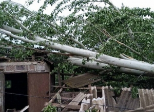 Ակունք գյուղում վնասներ՝ քամու հետևանքով