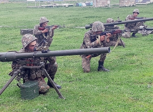 Զինծառայողները կատարելագործել են կրակի վարման հմտությունները
