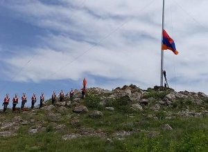 Գեղարքունիքի մարզպետարանի գրառումը՝ Չկալովկայում վեր խոյացած ամենաբարձր դրոշի մասին