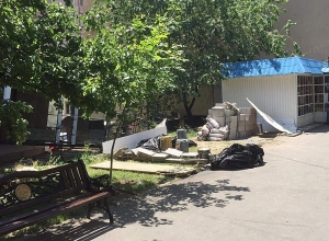 Դավթաշենում տեղադրված մետաղական կրպակն ապամոնտաժվել է