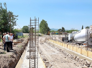 Արայիկ Հարությունյանը այցելել է Մարտունի քաղաք և ծանոթացել տեղում իրականացվող շինաշխատանքների ընթացքին