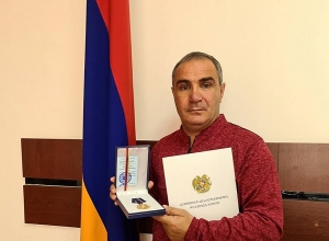 Գագիկ Շամշյանը մեդալ է ստացել