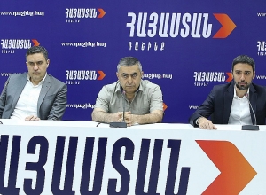 «Հայաստան» դաշինքի անդամների ճեպազրույցը