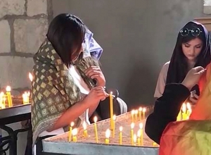 Ռուս խաղաղապահները ապահովել են 98 ուխտավորի այցն Ամարասի վանք