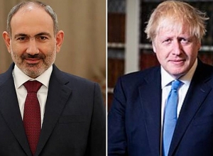 Նիկոլ Փաշինյանը շնորհավորել է Բորիս Ջոնսոնին` ազգային տոնի առթիվ
