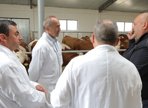 Ռոբերտ Քոչարյանը, Իշխան Սաղաթելյանը և Վահե Հակոբյանը այցելել են «ՏաշիրԱգրո» ՓԲԸ