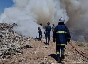 Նուբարաշենի աղբավայրում շարունակվում են հրդեհաշիջման աշխատանքները