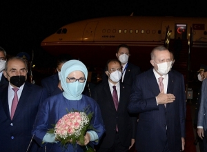 Реджеп Тайип Эрдоган прибыл в Азербайджан с официальным визитом