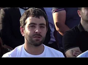 Митинг блока «Армения» во главе с Робертом Кочаряном в городе Севан